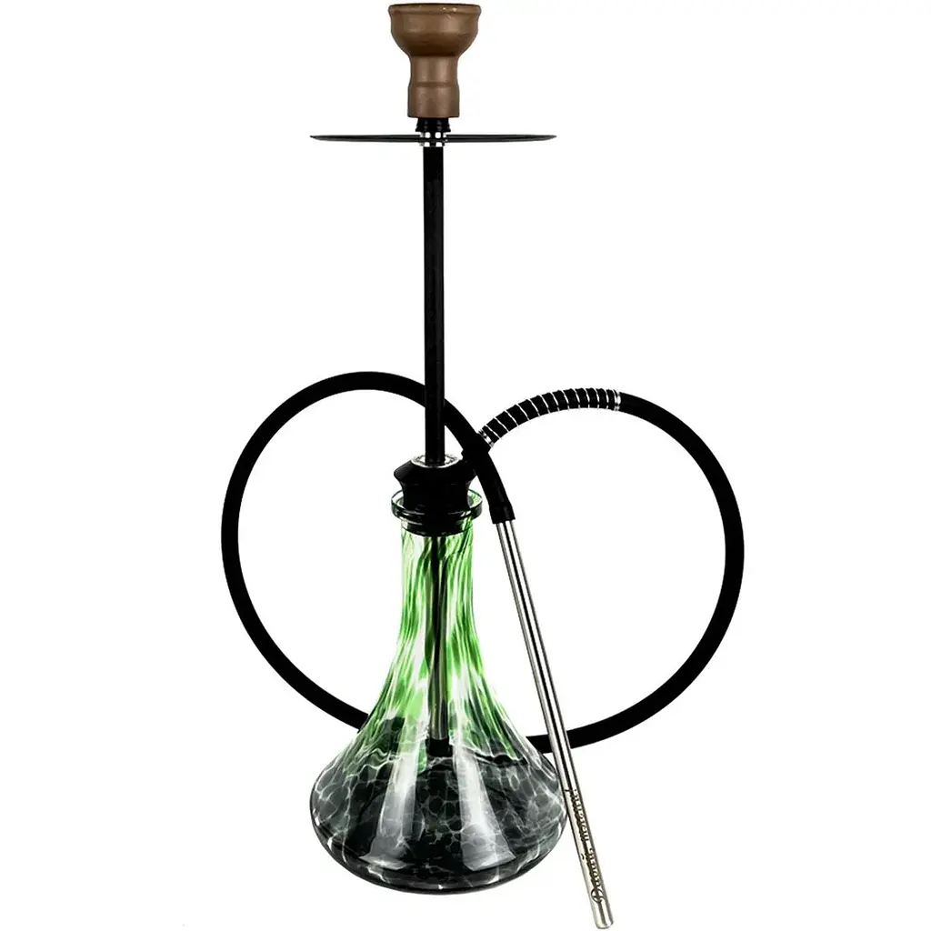 Кальян Tiaga Hookah Classic Black Craft XL Green - фото 2