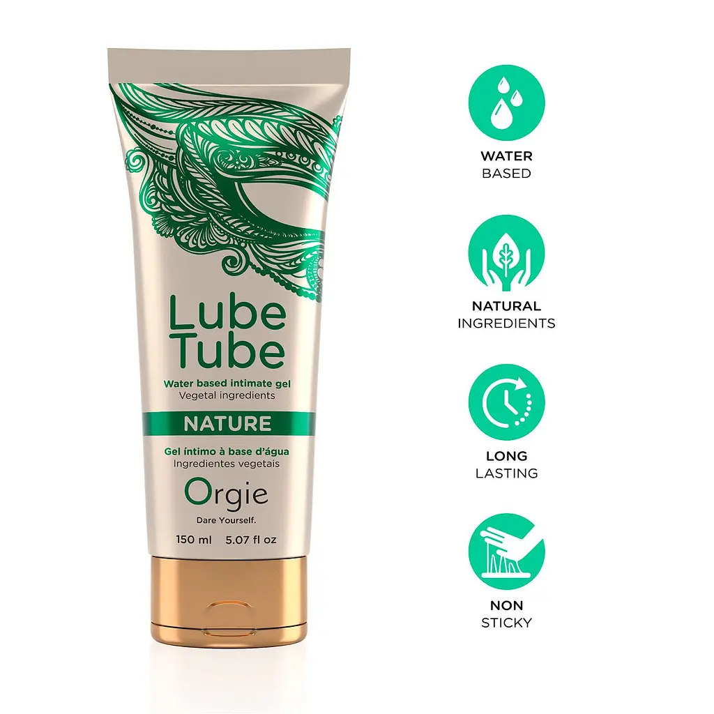 Лубрикант на водній основі Orgie Lube Tube Nature, 150 мл, натуральний склад, зволожує, заспокоює - фото 3
