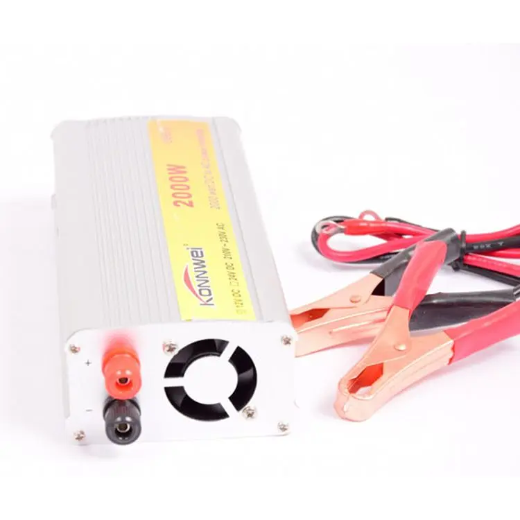 Автомобильный инвертор Konnwei XPRO STRUM12 AR портативный преобразователь 12V-220V оснащён защитой от перегрузок, замыканий в сети, перегрева мощностью 2000W (14694_6416) - фото 5