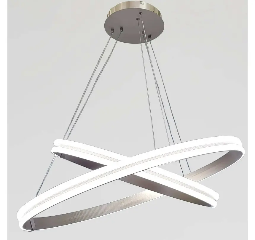 Дизайнерська LED люстра MD78099/80+60CF Artlight з кільцями, що перетинаються. - фото 5