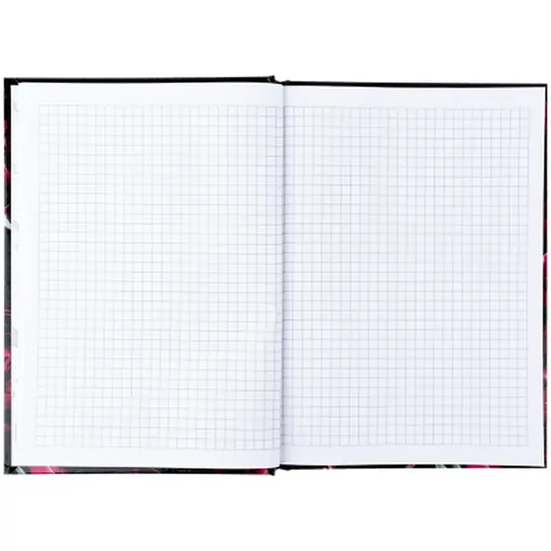 Книга записна Axent Crimson fleur А5, 96 аркушів, клітинка, тверда обкладинка (8459-4-A) - фото 4