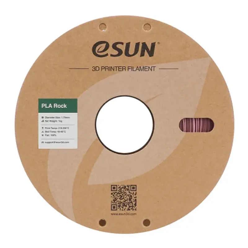 Пластик для 3D-принтера eSUN PLA Rock 1,75mm 1kg QUARTZITE (PLA-ROCK75O-QT1P1) - фото 4