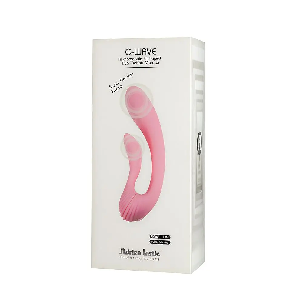 Вібратор Adrien Lastic G-wave вагінально-кліторальний, 2 мотори, універсальний - фото 6