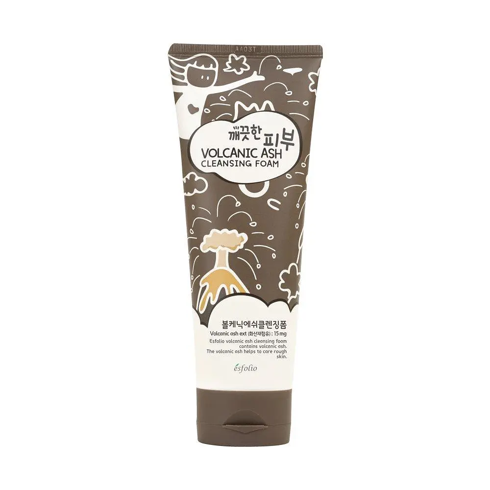 Піна для обличчя Esfolio Pure Skin Volcanic Ash Cleansing Foam з вулканічним пеплом