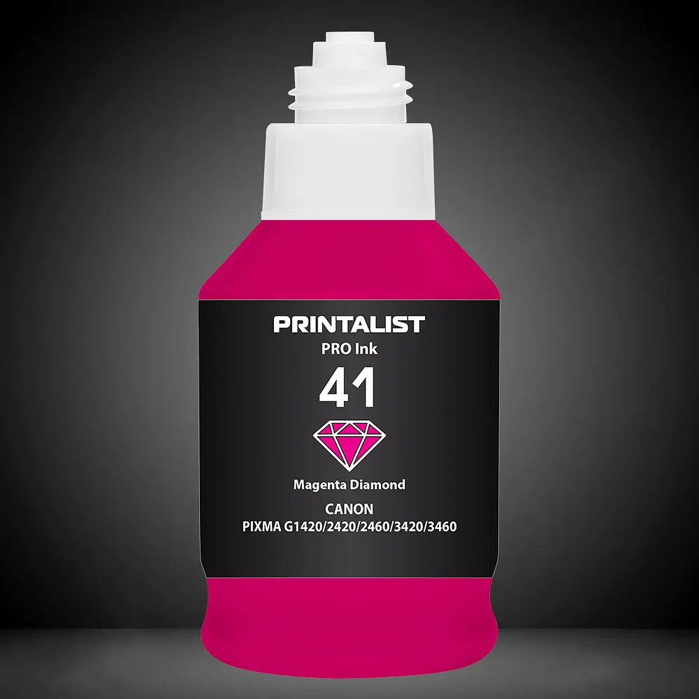 Чорнило PRINTALIST GI-41 для Canon Pixma G2420/3420 190г Magenta водорозчинне (PL41M) - фото 4