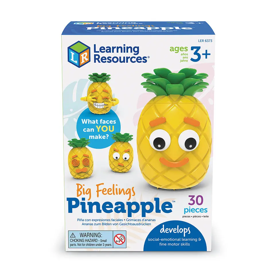 Навчальний набір Що відчуває ананас? Big Feelings Pineapple Learning Resources LER6373 - фото 10