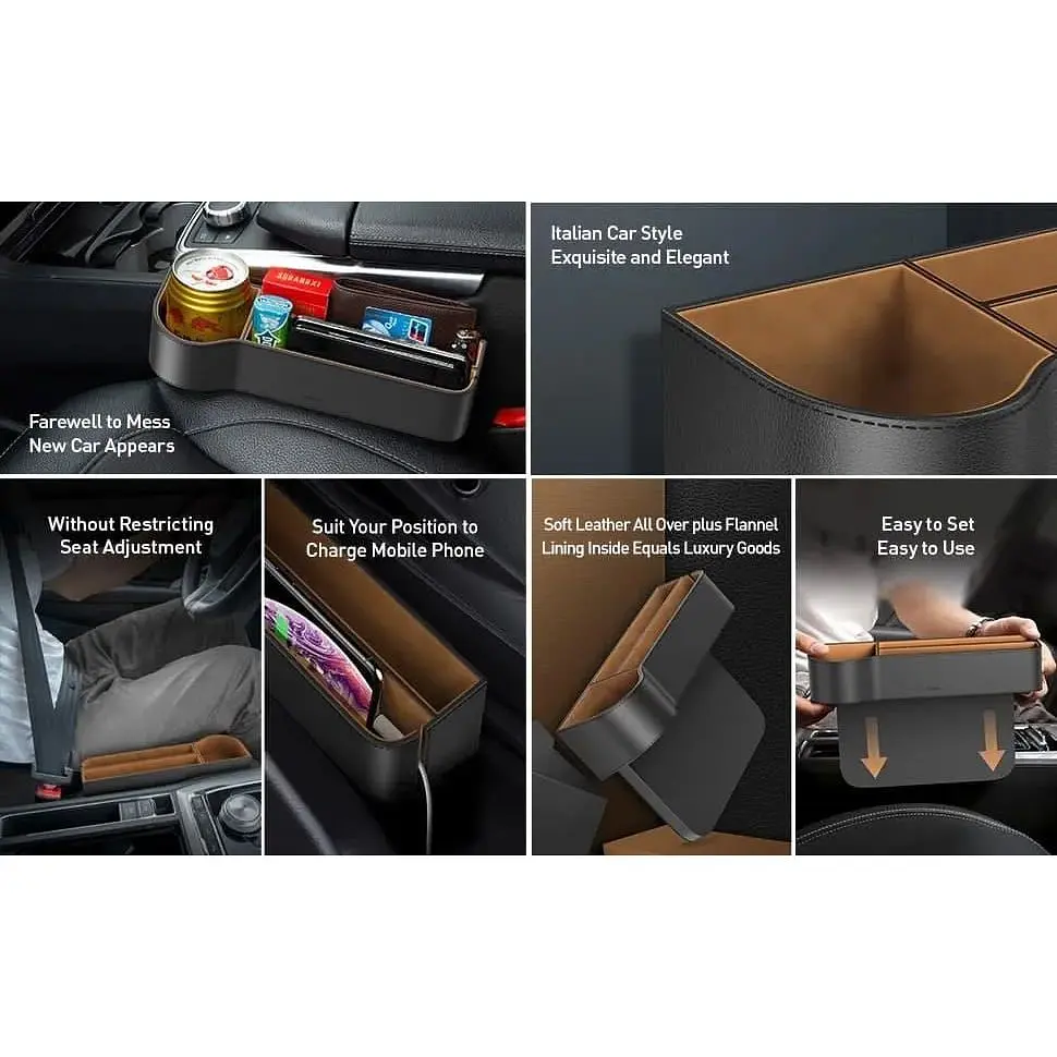 Автомобильний органайзер Baseus Elegant Car Storage Box C20256502111-00 - фото 4