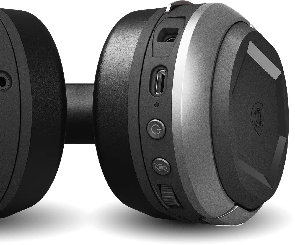 Наушники беспроводные игровые MSI Immerse GH50 wireless компьютерная гарнитура - фото 4