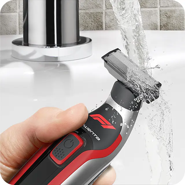 Тример Rowenta Forever Sharp Comfort TN6040F4 для бороди червоно-сірий - фото 7