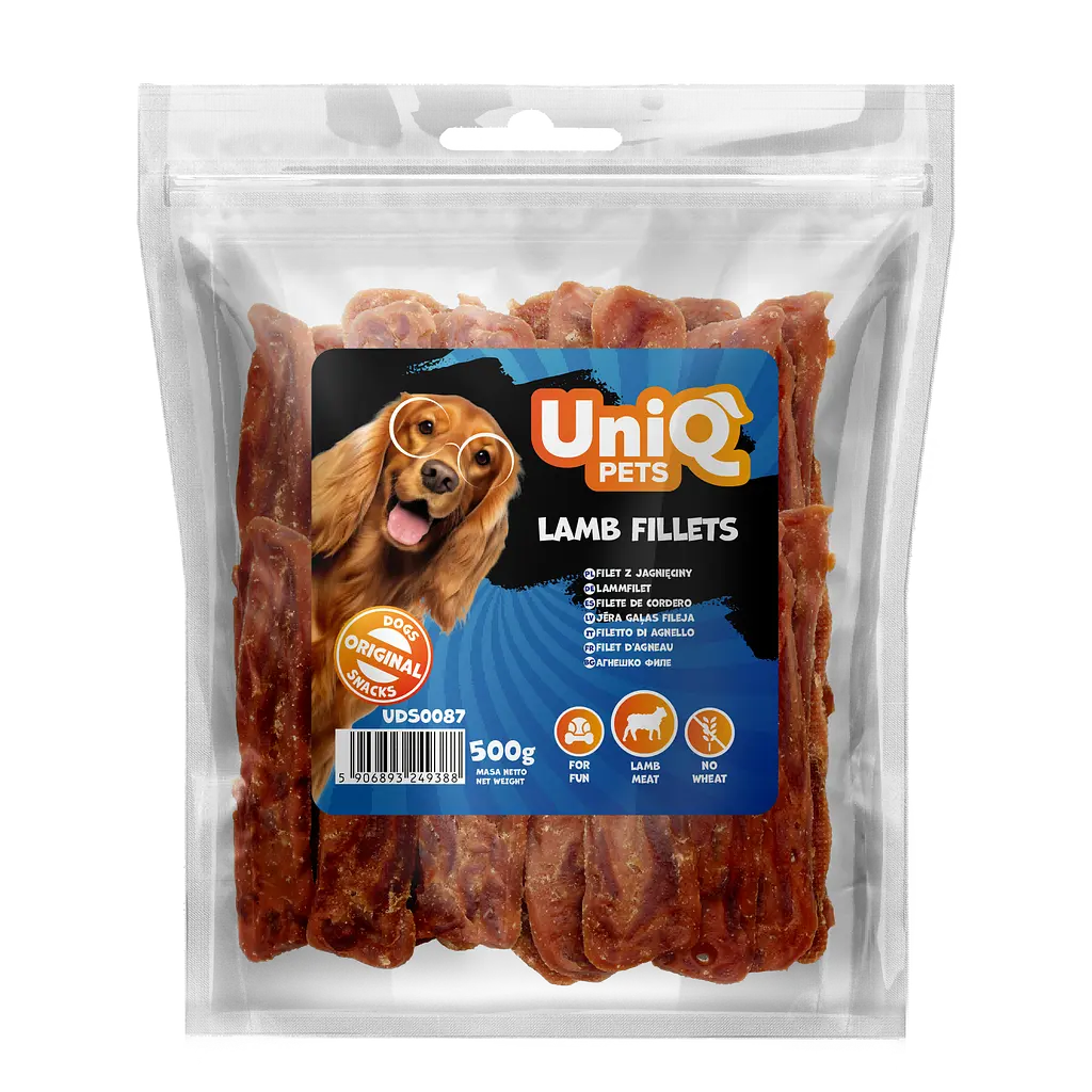 Ласощі для собак UniQ PETS Філе ягняти 500 г - фото 2