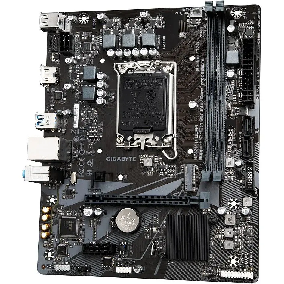 Материнська плата Gigabyte H610M K DDR4 s1700 H610 2xDDR4 M.2 HDMI mATX - фото 3