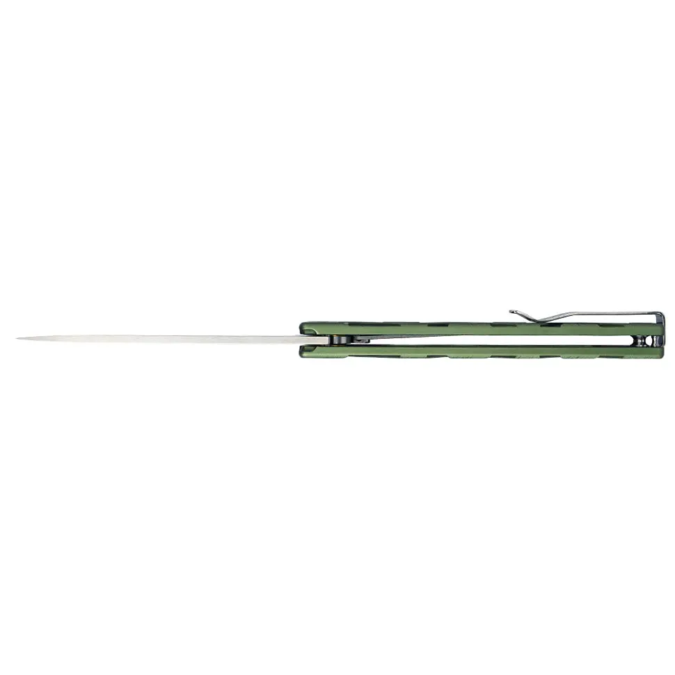 Ніж складаний туристичний Ruike P878-AG, (8.7 см) 14C28N / 6063Aluminum зелений - фото 5