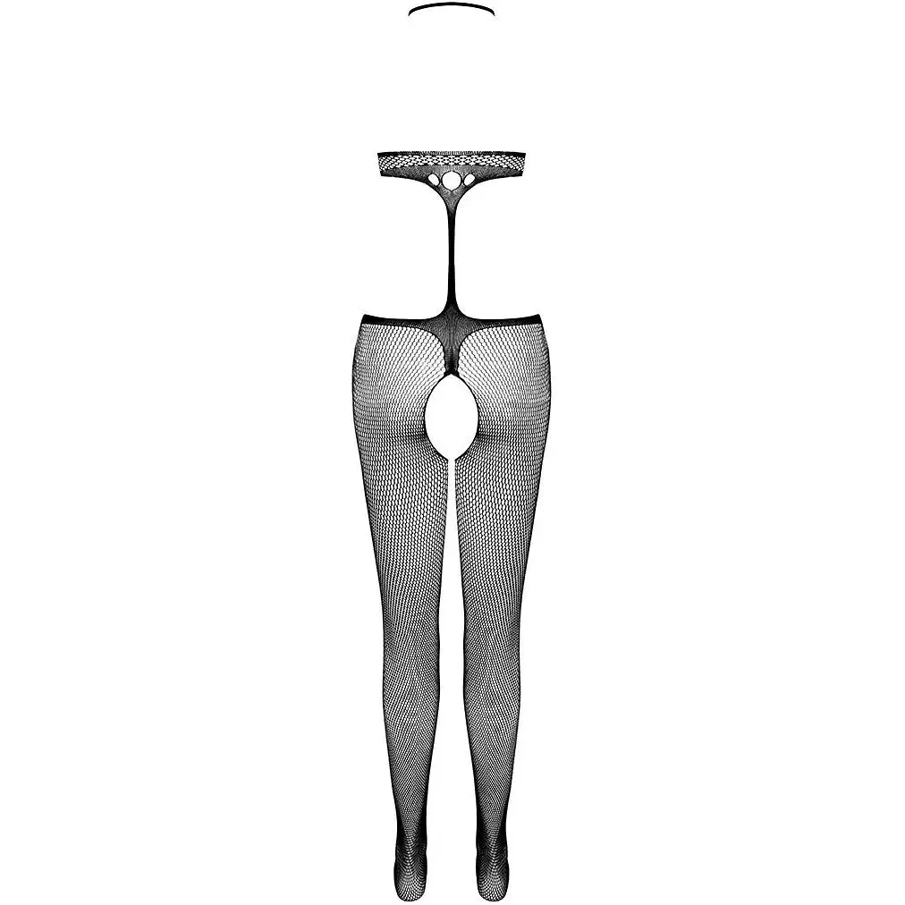 Відкритий бодістокінг Passion BS080 Black - фото 6