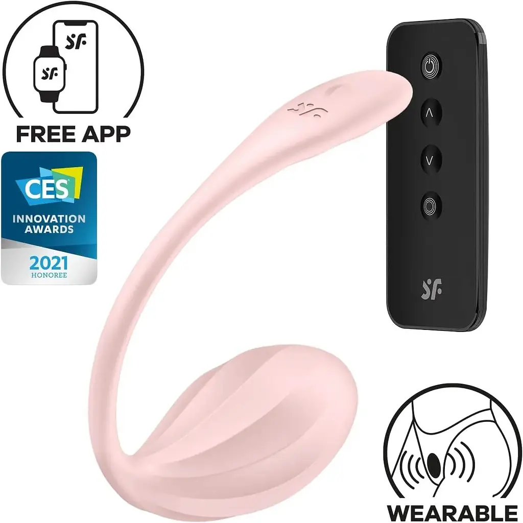 Віброяйце Satisfyer Ribbed Petal Rose - фото 3