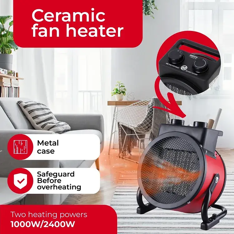 Тепловентилятор Camry CR 7743 керамічний з регулюванням кута нахилу - фото 10