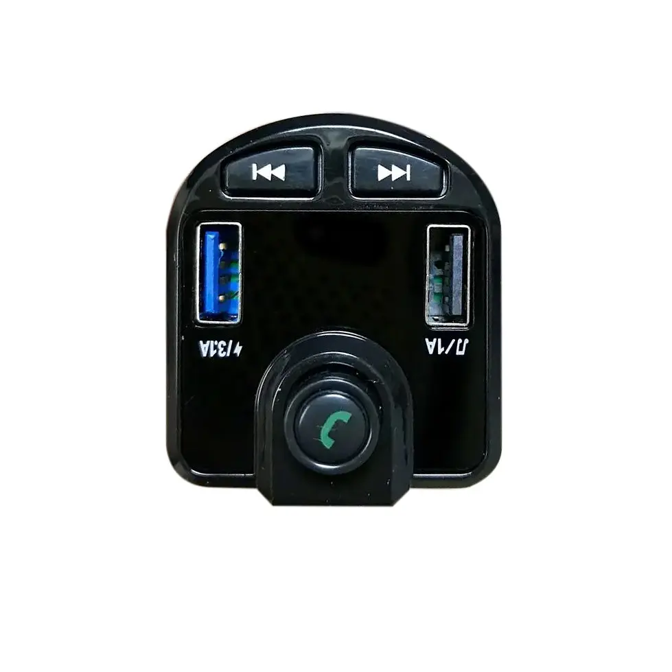 ФМ трансмиттер для авто Car Kit MOD.M9B Черный, fm модулятор в машину с 2 USB+TF (автомодулятор) (NS) - фото 3
