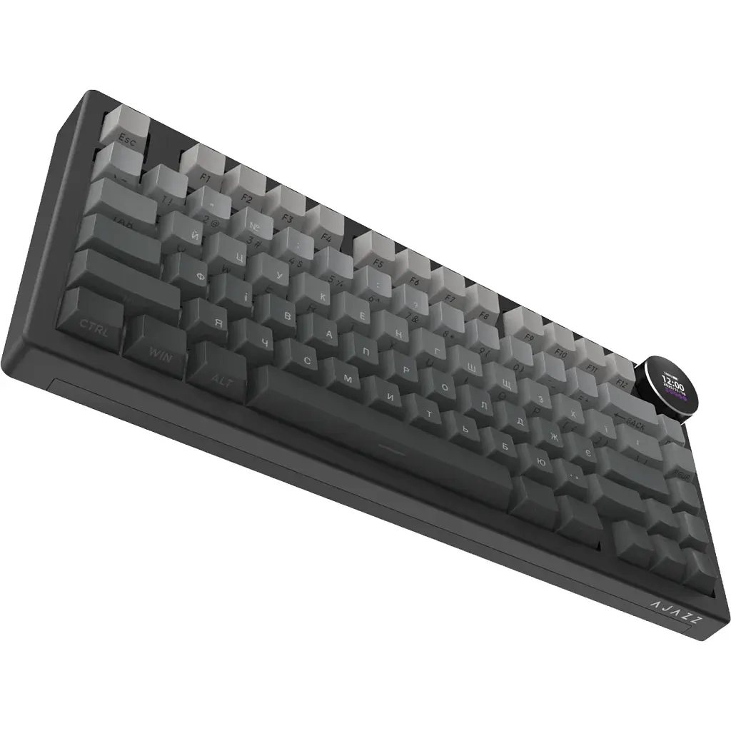 Клавіатура Ajazz AK820 V2 White Peach Switch Wireless/Bluetooth/USB UA Black/Gray (AK820-V2-WP-S-BG) - фото 4