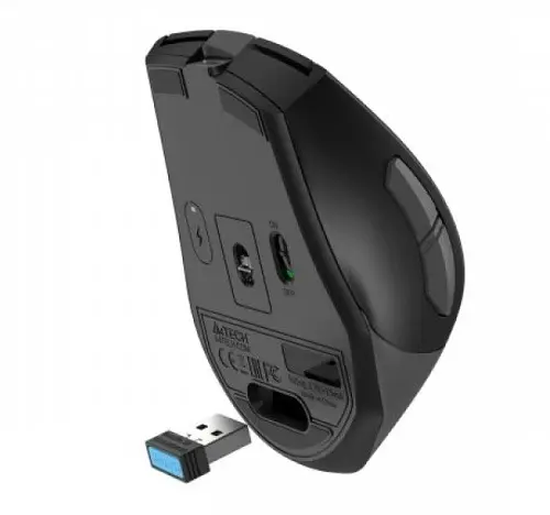 Миша бездротова A4Tech FG35C Plus "Fstyler", Black/Grey, USB 2.4GHz, оптична, 1000 - 3200 dpi, 7 кнопок, аккумулятор - фото 4