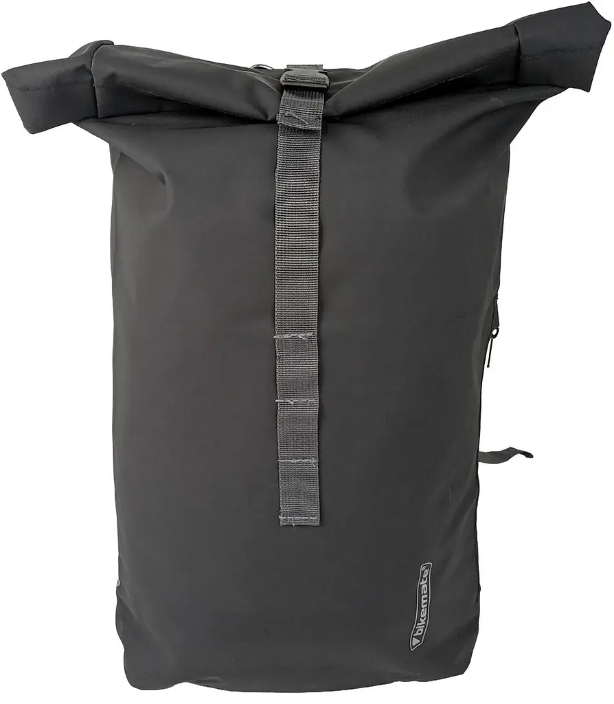 Сумка на багажник Bikemate 2в1, велорюкзак з дощовиком 22 л, чорна, до 8 кг - фото 8