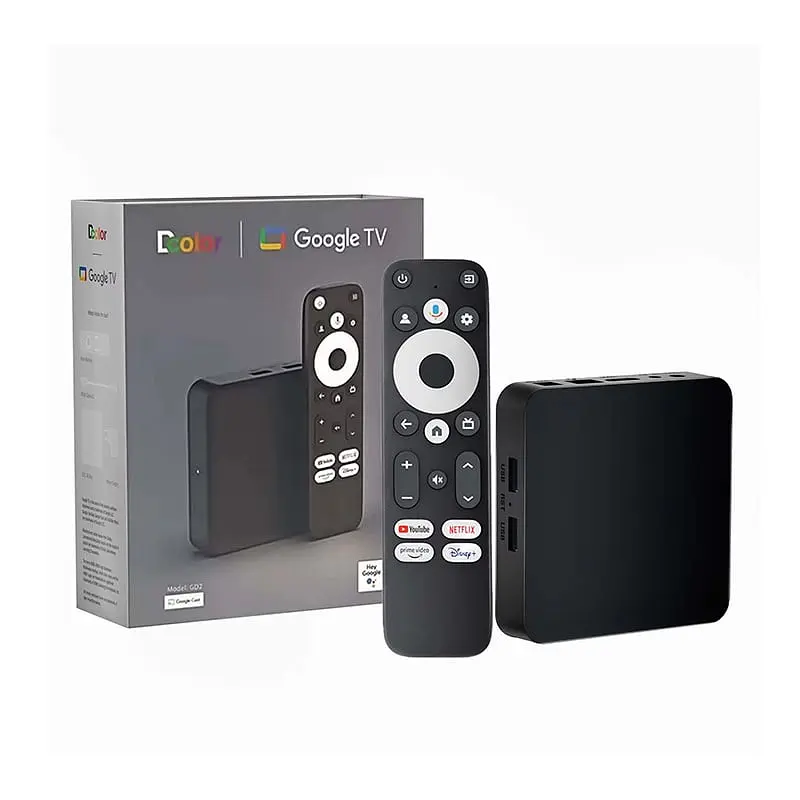 Смарт ТВ приставка DColor GD2 NETFLIX 2/32 Гб Google TV 14 Smart Box - фото 2