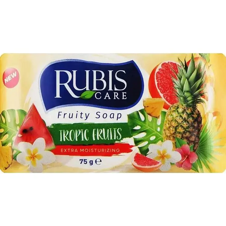Мило туалетне RUBIS 75г Тропічні фрукти Tropic Fruits