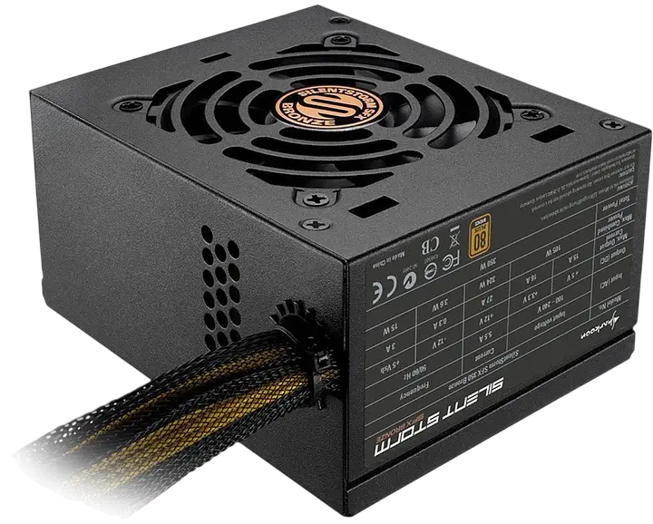 Блок живлення Sharkoon SilentStorm SFX 450W 80+ Bronze (SSS-SFX-450W-80B) - фото 4