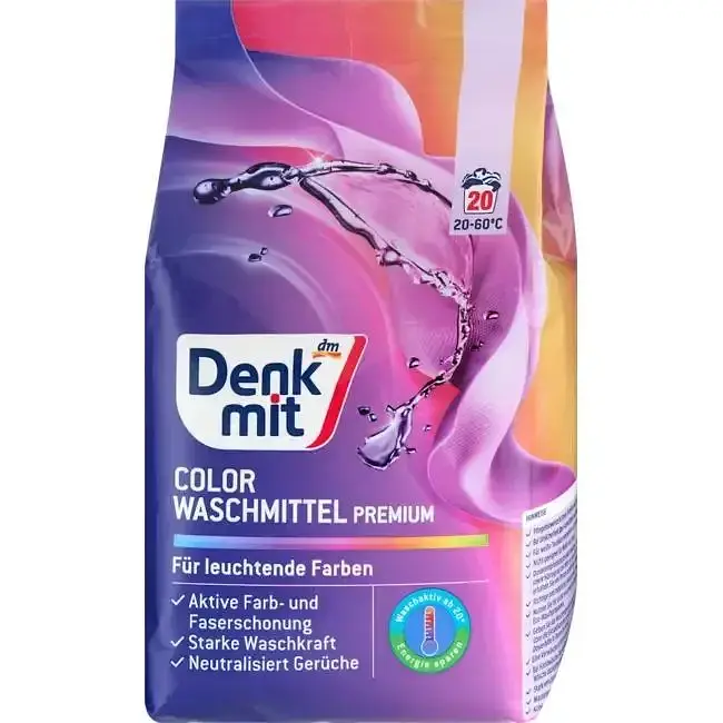 Пральний порошок Denkmit Color Waschmittel Premium для кольорових речей