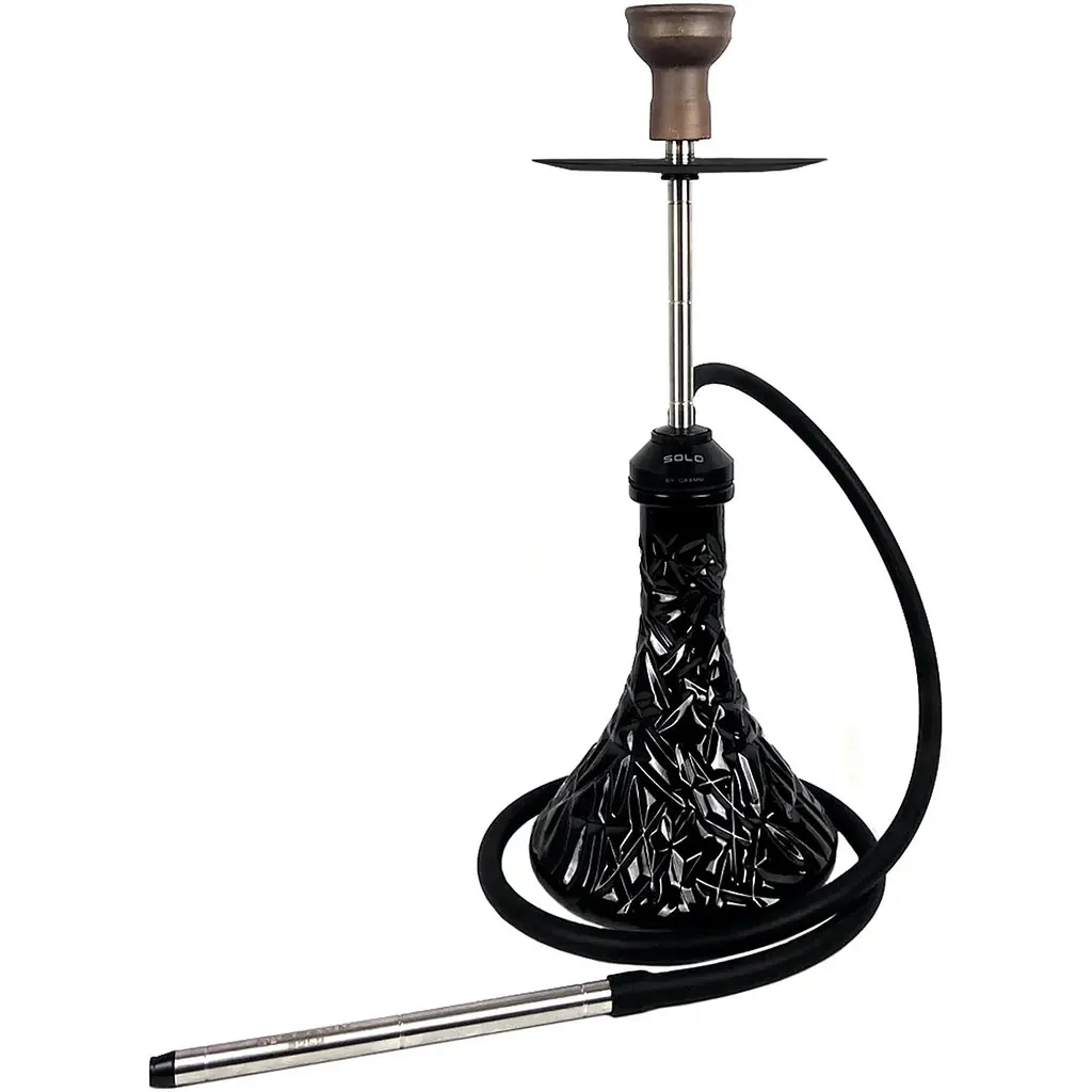 Кальян Gramm Solo Silver Craft Crystal Black - фото 2