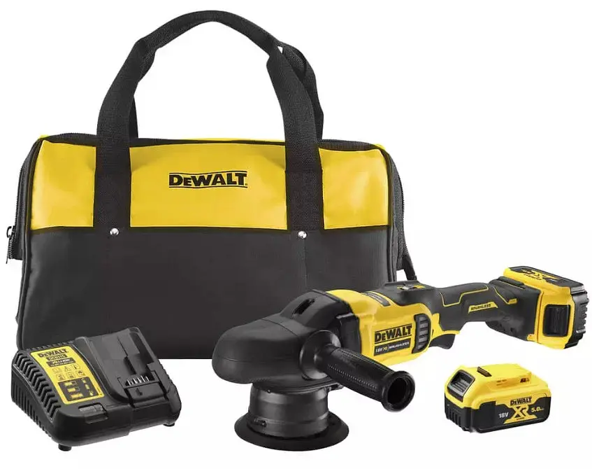 Полірувальна машина акумуляторна DeWalt з АКБ та ЗП DCM848P2 - фото 3