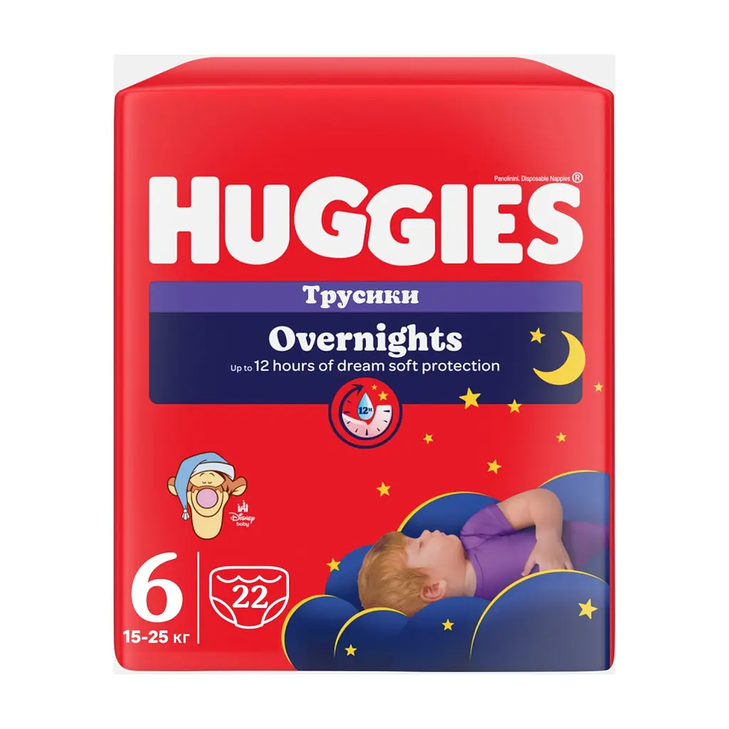Підгузки Huggies Overnights Pants Трусики 6 15-25 кг 22 шт. (5029053581101) - фото 3