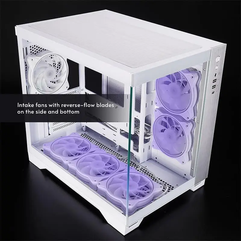 Корпус Chieftec VISIO GM-30W-TG-OP белого цвета без блока питания (GM-30W-TG-OP) - фото 11