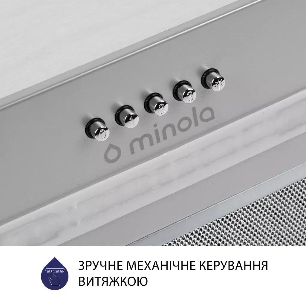 Витяжка повновбудована Minola HBI 5323 GR 800 LED - фото 6