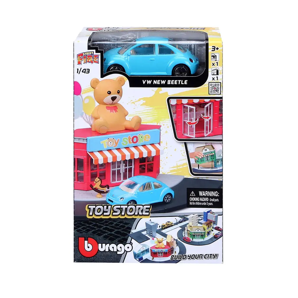 Игровой набор Bburago City Магазин игрушек 1:43 металл-пластик разноцветный - фото 3