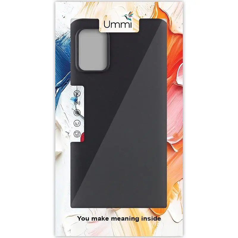 Чехол Ummi Silicone Cover Lakshmi AA для Samsung Galaxy A71 Черный/Black - фото 3