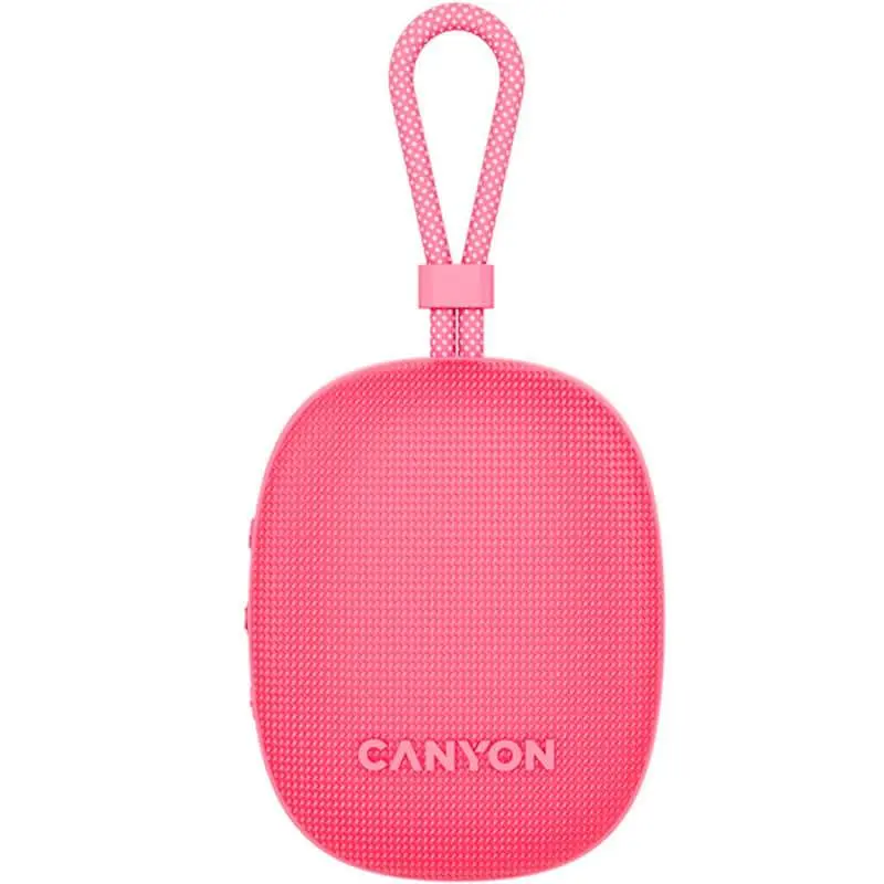 Портативна акустика Canyon OnMove 12 IPX7 TWS 5W Pink (CNE-CBTSP12PK) - фото 2
