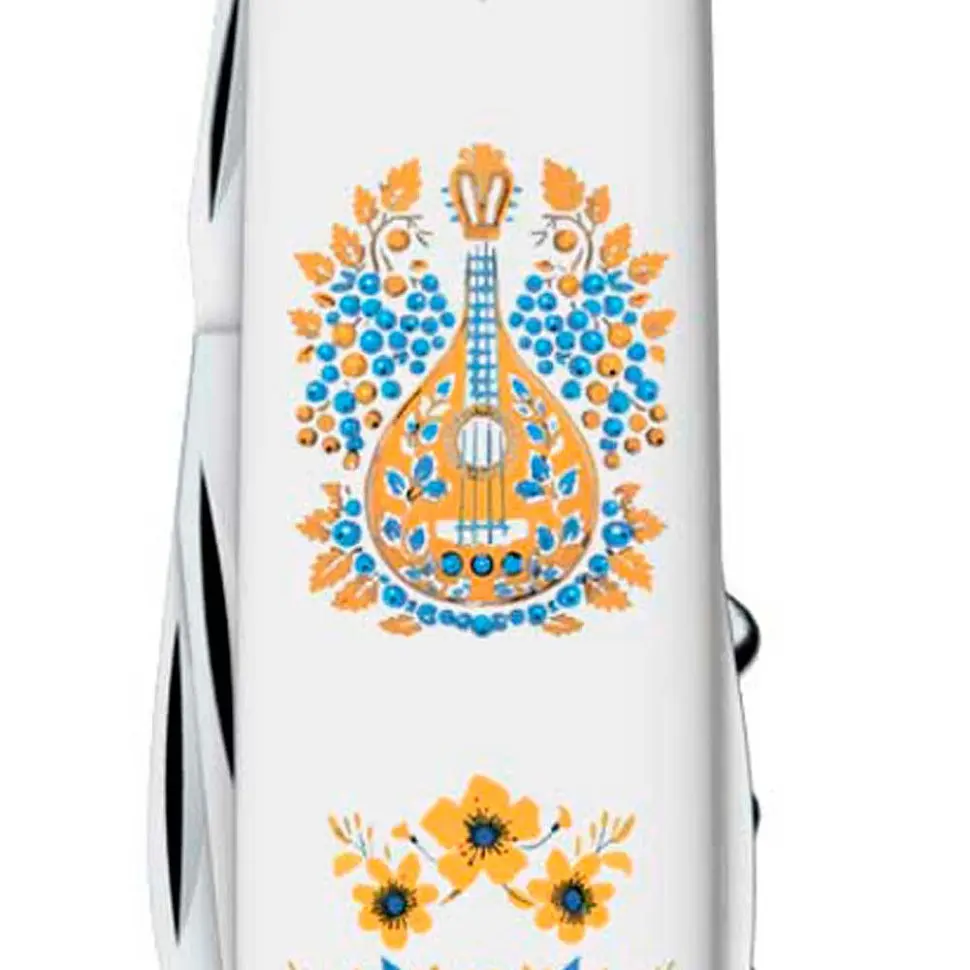 Ніж Victorinox Spartan Ukraine 91мм 12функ біл Українські мотиви - фото 4