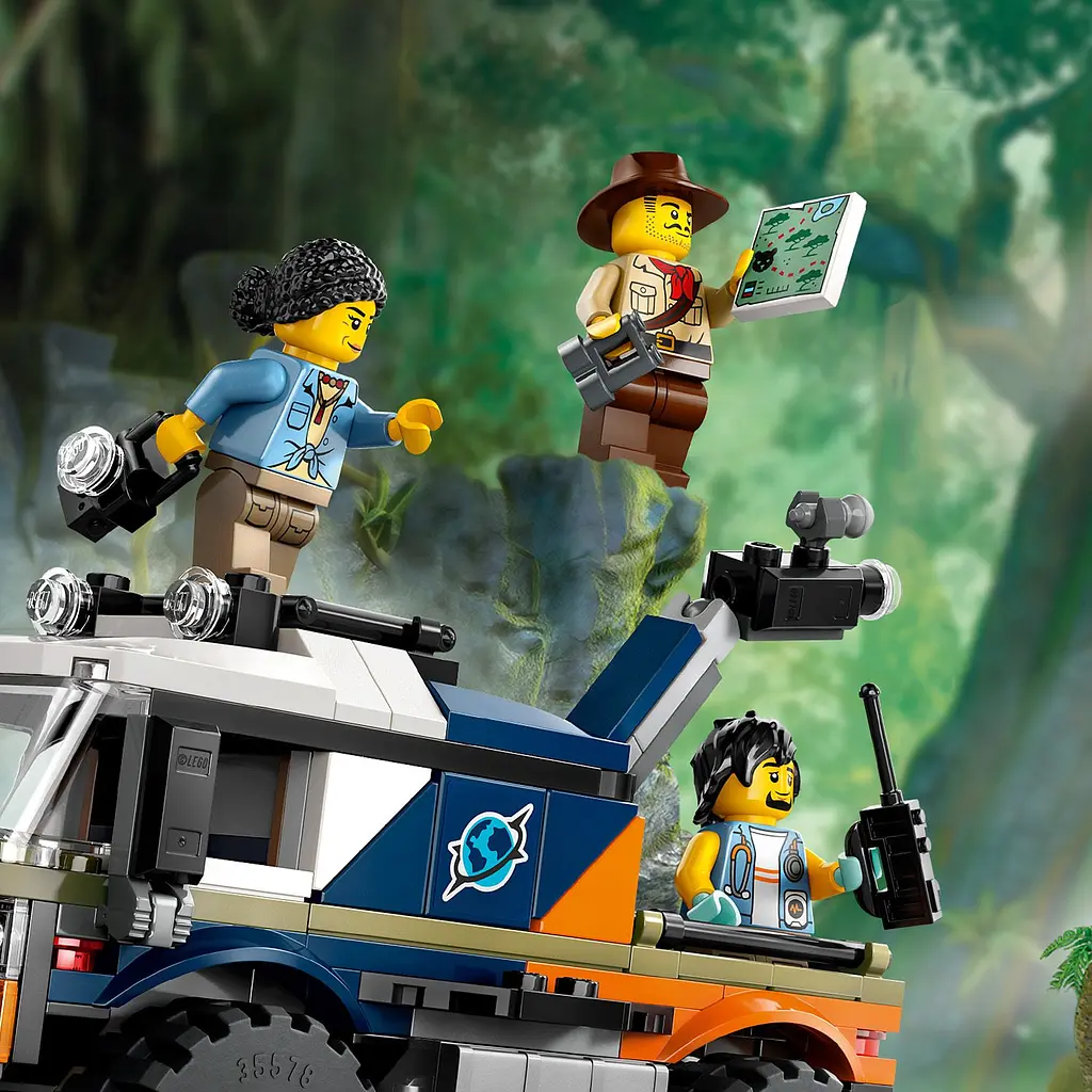 Конструктор LEGO City Позашляховик для дослідження джунглів 314 деталей (60426) - фото 8