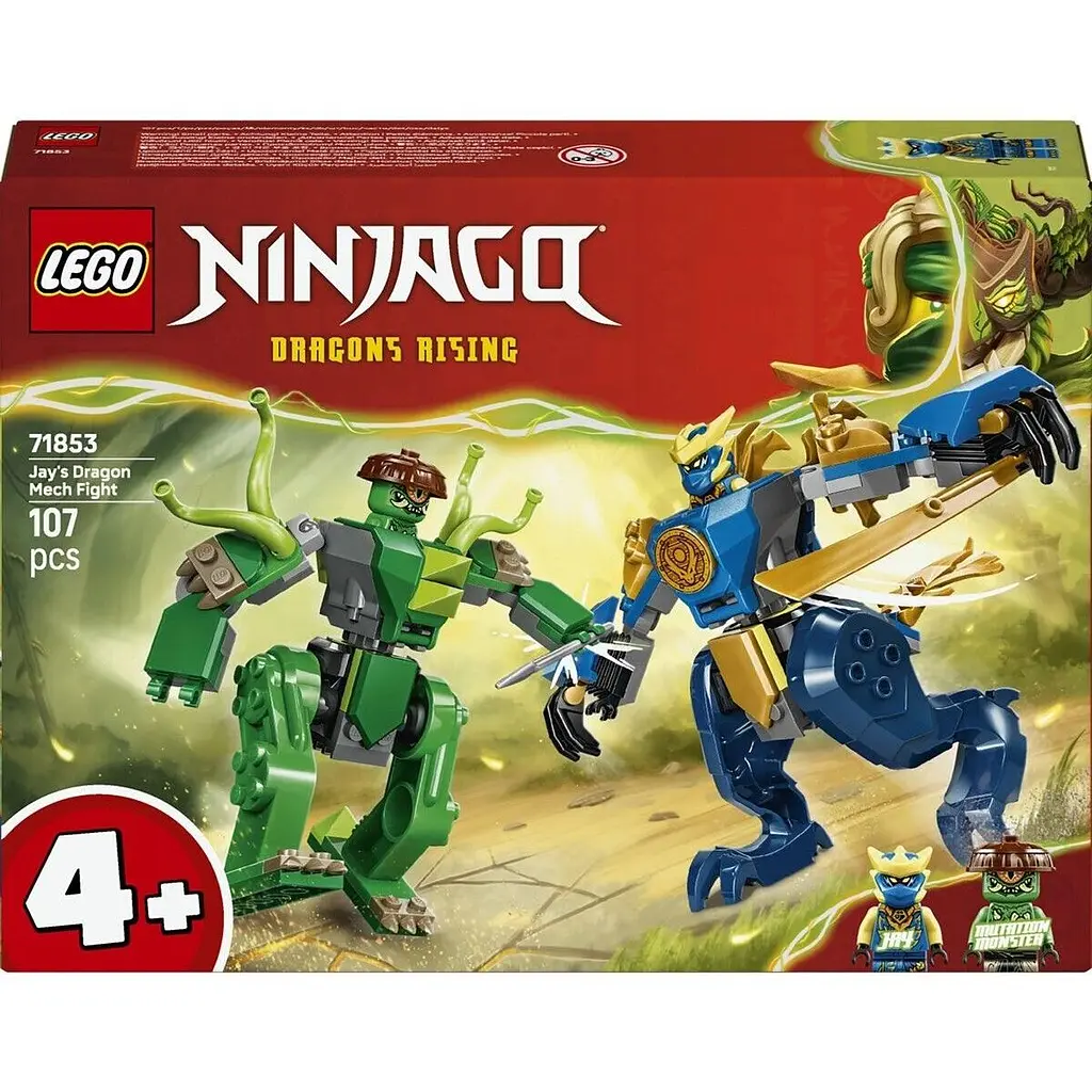 Конструктор LEGO Ninjago Битва работа дракона Джея 107 деталей (71853) - фото 3