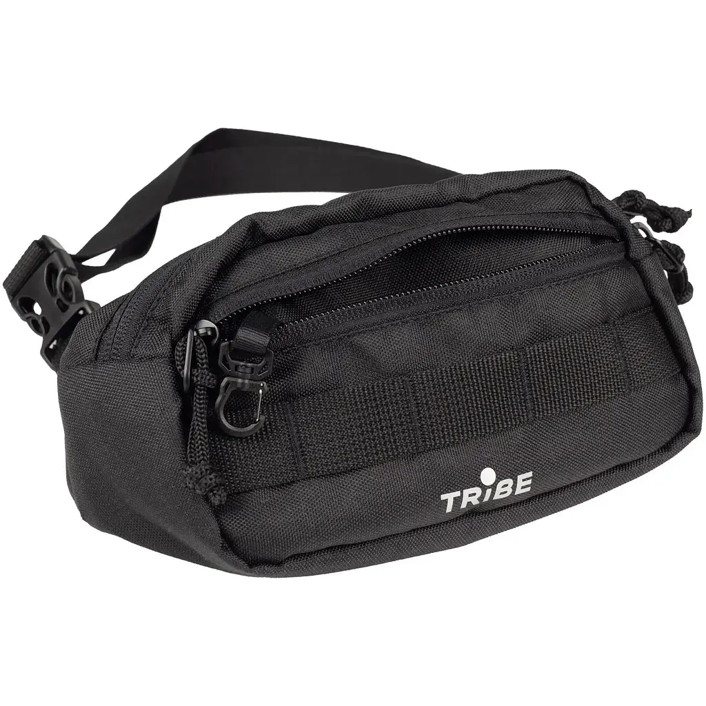 Поясна сумка Tribe Waist bag 1.5 л T-ID-0002 Black (1042-T-ID-0001-black) - фото 5