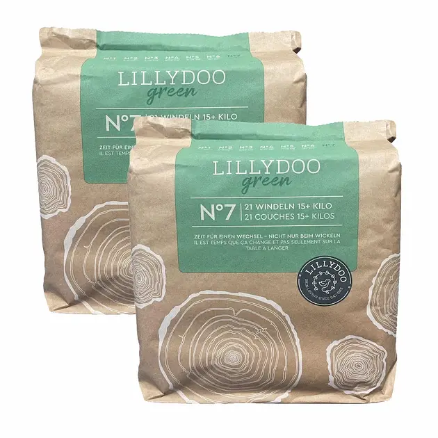 Еко підгузники LILLYDOO Green 7 XXL (15+ кг) 42 шт