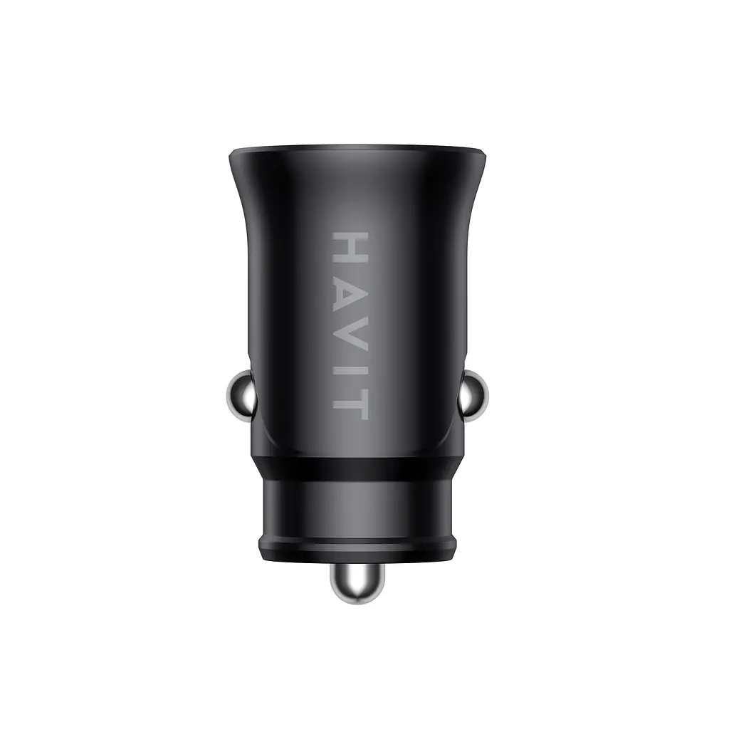 Автомобільний зарядний пристрій HAVIT HV-CC2022 20W USB+USB-C Black HAVIT (28048-000) - фото 2