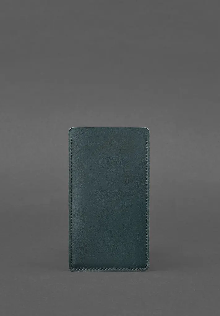 Кожаный чехол для iPhone 11 Зеленый Краст - фото 3