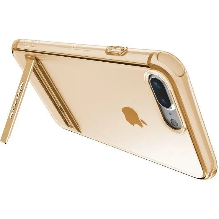 Чохол-накладка Nillkin TPU Crashproof II with Holder iPhone 7 Plus Brown - фото 2