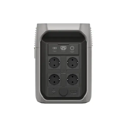 Зарядна станція EcoFlow DELTA 3 1500, Black/Grey, 1800 Вт / 1536 Вт/ч, 2xType-C (100 Вт), 4xUSB (18 Вт), 2xDC, 4x220V, чиста синусоїда, LiFePO4, WiFi / Bluetooth (EFDELTA1500-EU) - фото 3