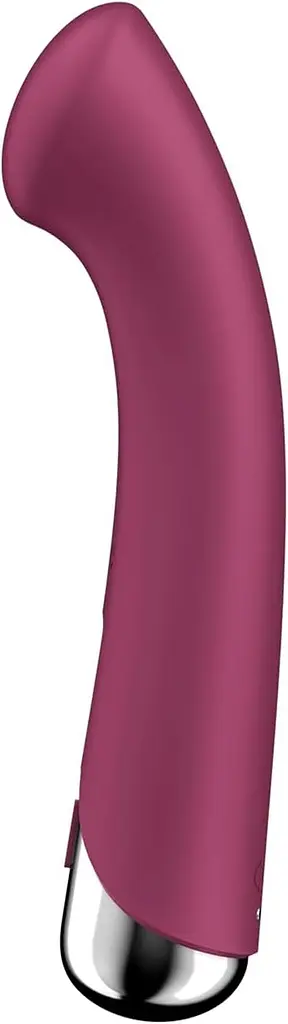 Вібратор Satisfyer Spinning G-Spot 1 16.5 см бордовий - фото 6