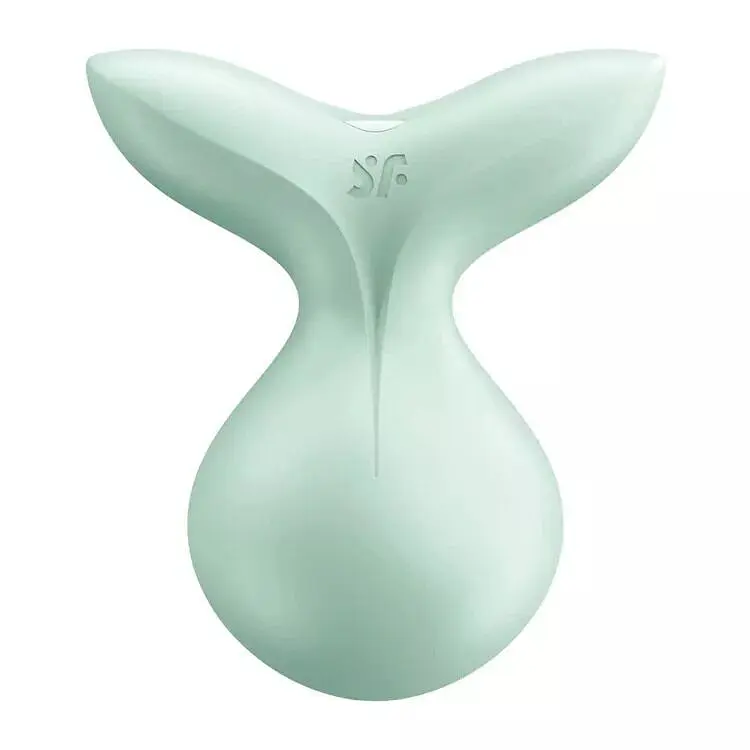Мінівібромасажер Satisfyer Viva la Vulva 3 Mint - фото 3
