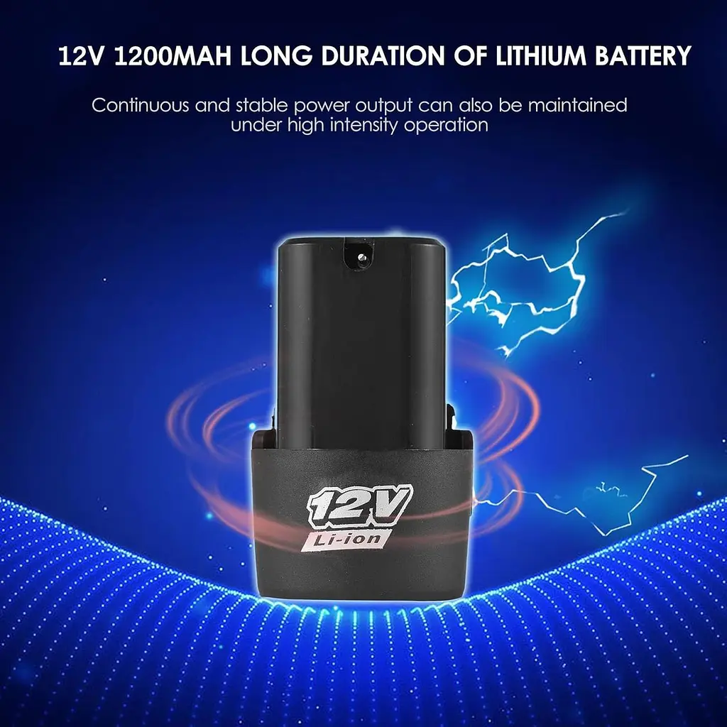 Sunydog 12V акумуляторна кутова шліфувальна машина набір інструментів портативна літієва електрична кутова шліфувальна машина - фото 6