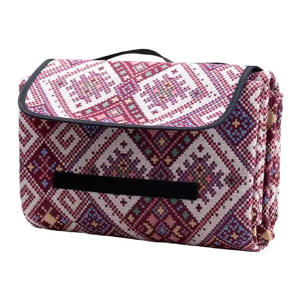 Коврик для пикника Lugi жаккардовый 145х200 см красный LU012R - фото 2