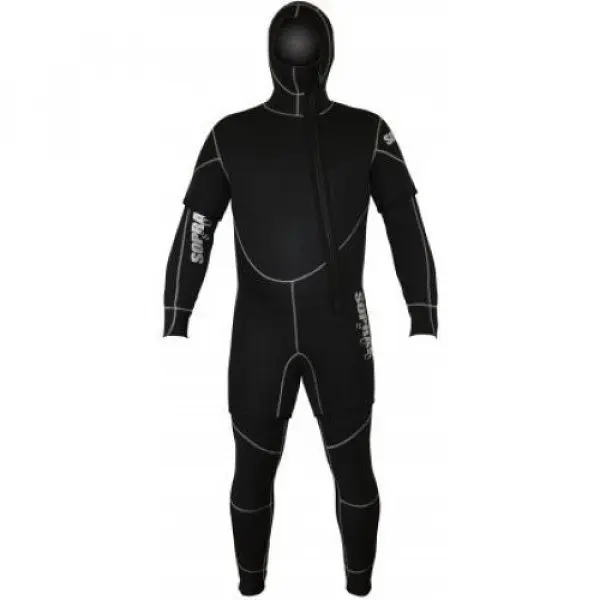 Гидрокостюм Sopras Freddo Extreme Man 7 mm 3 Black/White (1053-10500-3) - фото 3
