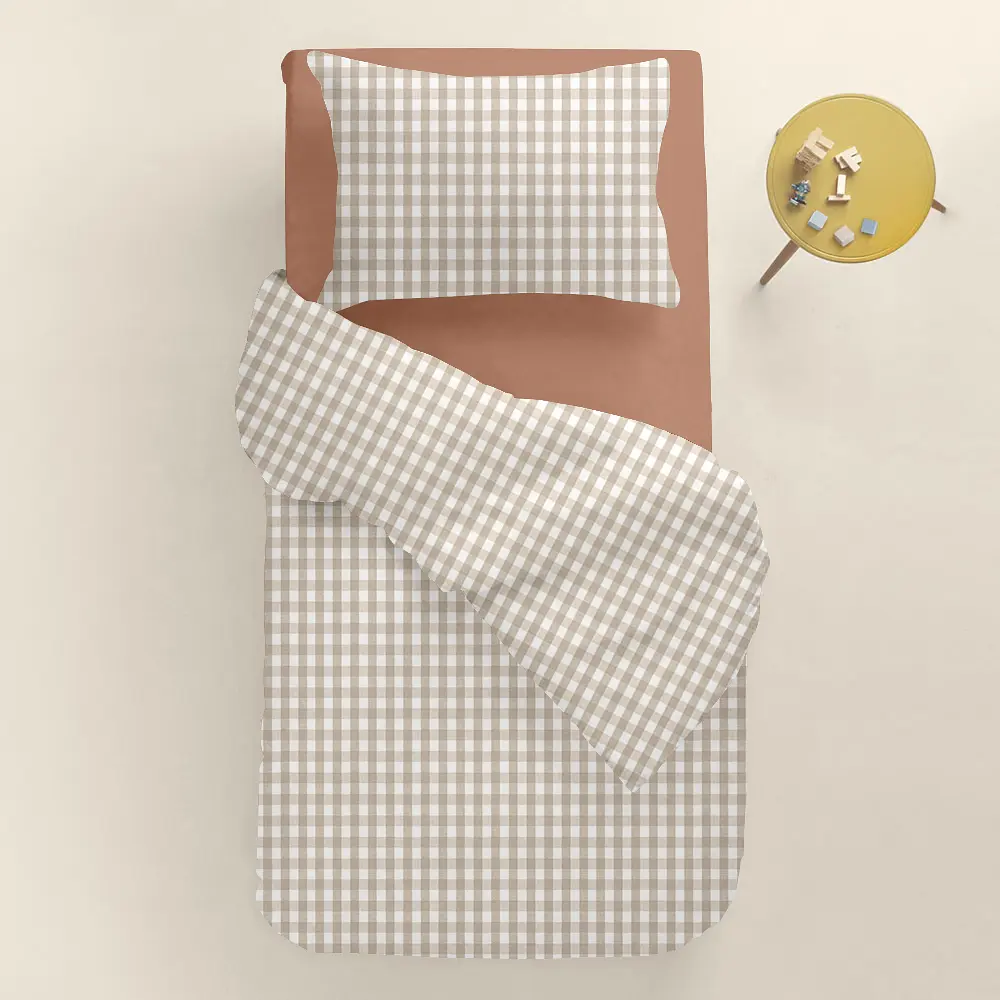 Підковдра полуторна 145х210 BEIGE CHECK COSAS (4822052401583) - фото 2